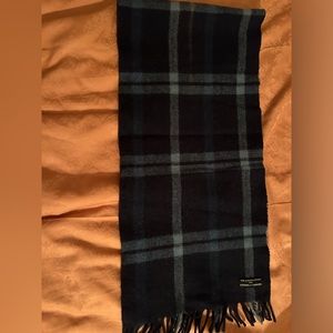 Vintage Eatons Blue and grey wool plaid made in West German